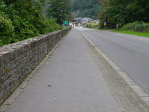 Rhine Cycle Trail South of Sankt Goar